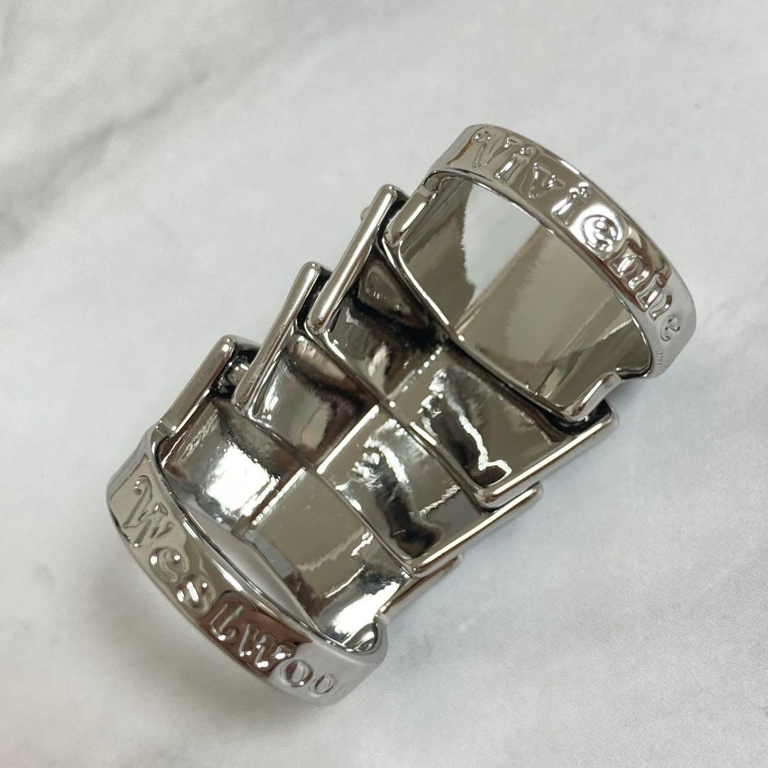 Vivienne Westwood｜ARTEMISリング　シルバー×ブラック