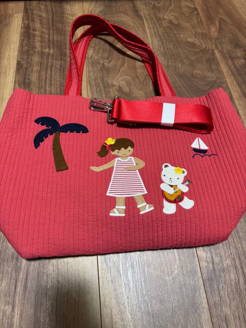 ファミリア　ピオヌンナル　バッグ　ハワイ　レッドRD