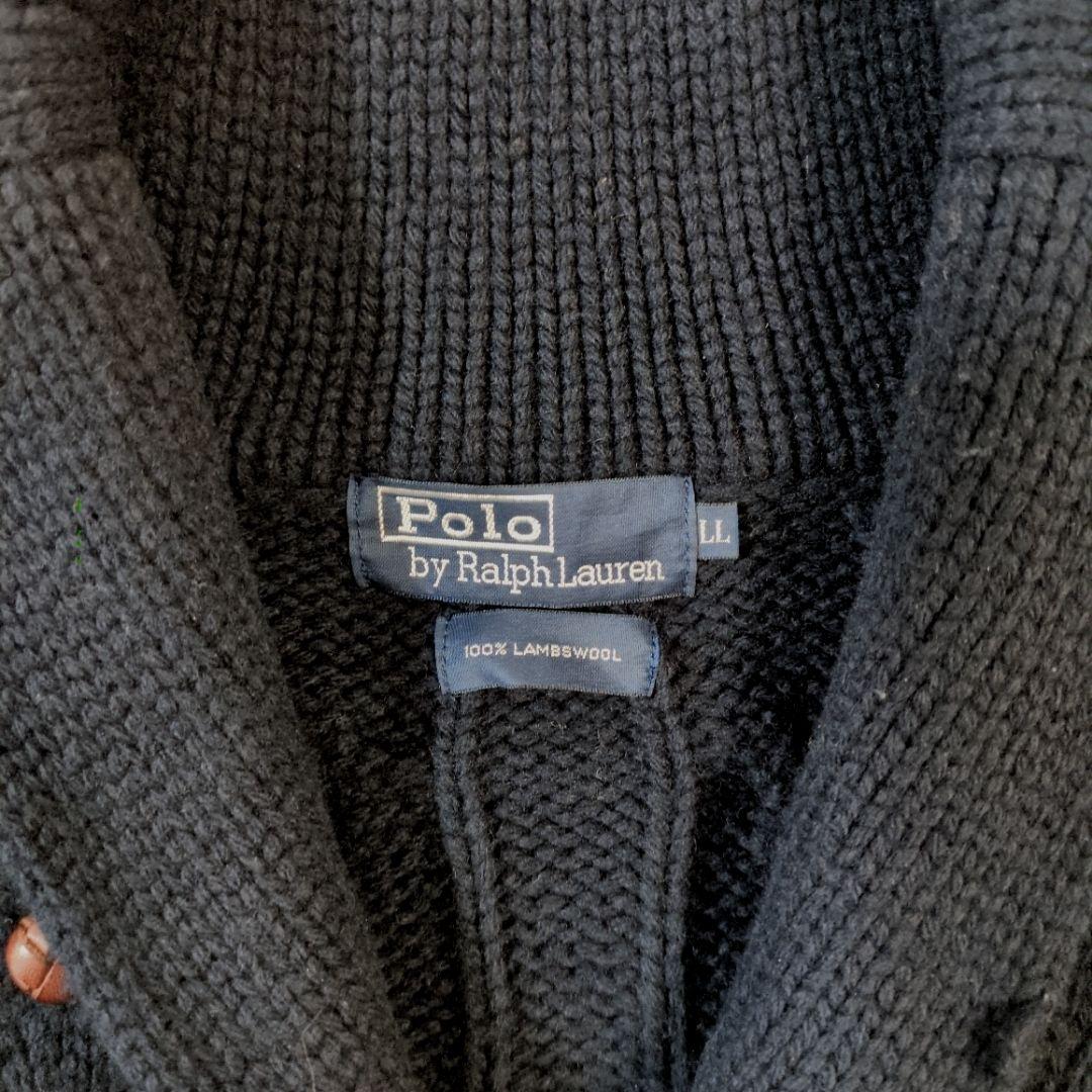 ✨良品✨ LL ポロ ラルフローレン ダークネイビー カーディガン
