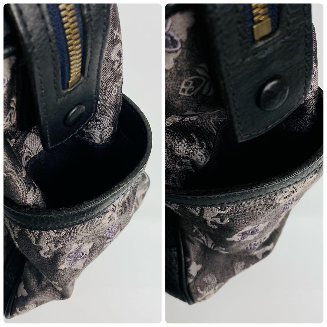 まつり 発送再開ゲンテン　ボストンバッグ　モノグラム　ジャガード