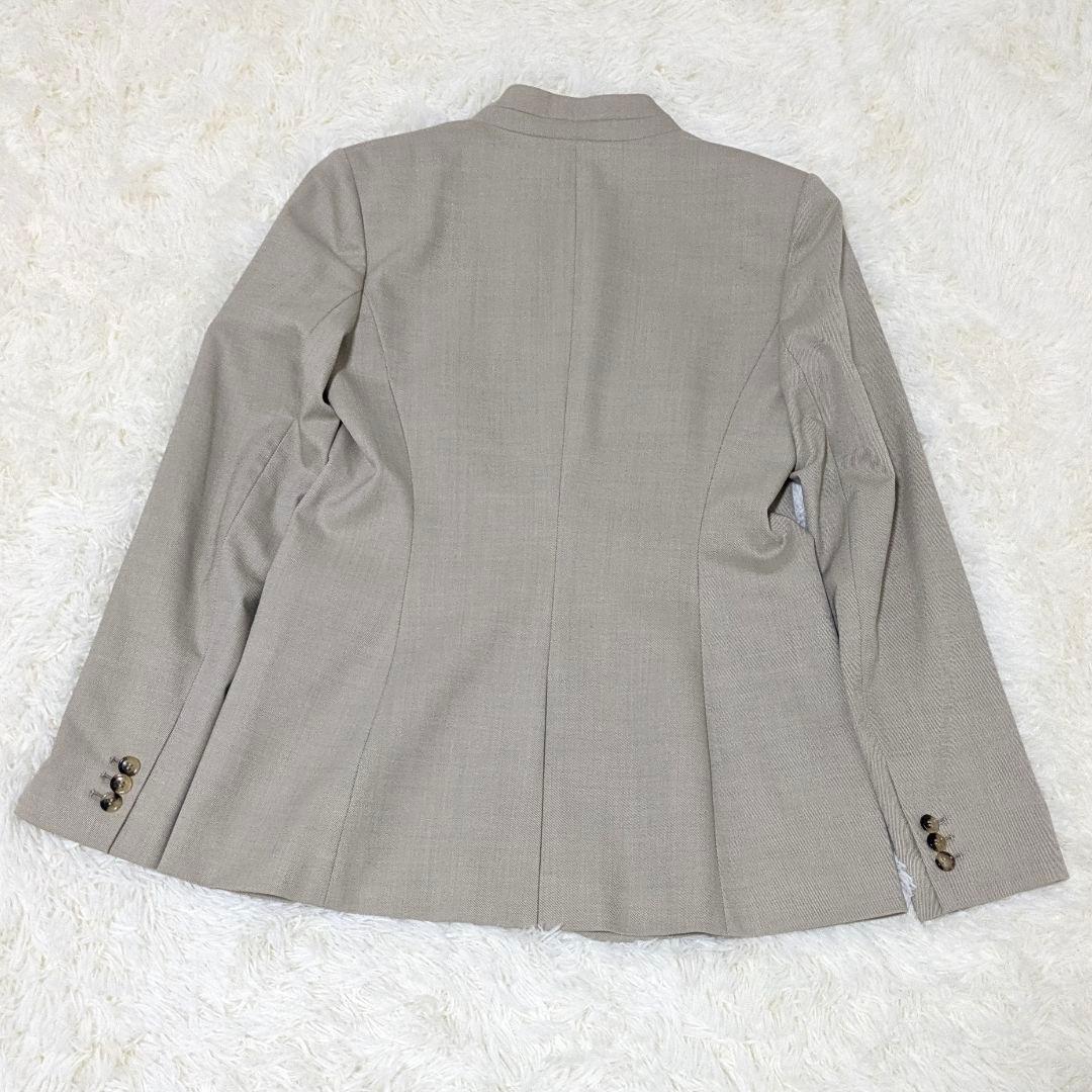 さつき✨セオリーリュクス　ロロピアーナ　ノーカラーパンツスーツ