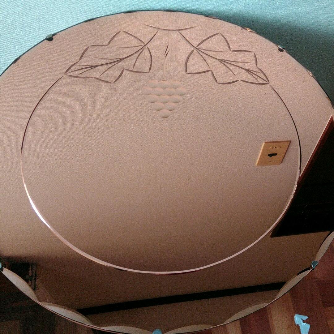 ▼▼最終値下げ▼▼ハンドル☆アンティークロゼ色ミラー