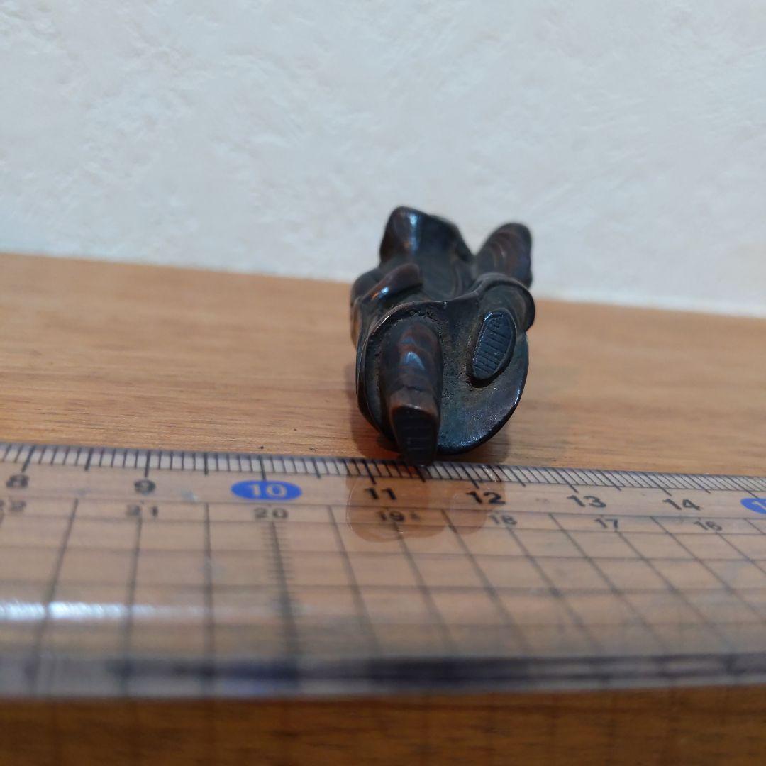 時代提げ物 江戸時代木彫根付 【瓢箪仙人】高さ約5.8cm 重さ約8ｇ 魔除け