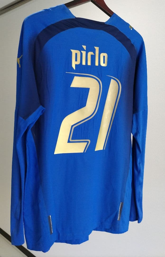 イタリア　ピルロ　ユニフォーム　代表　LLサイズ　オーセンティック　2006