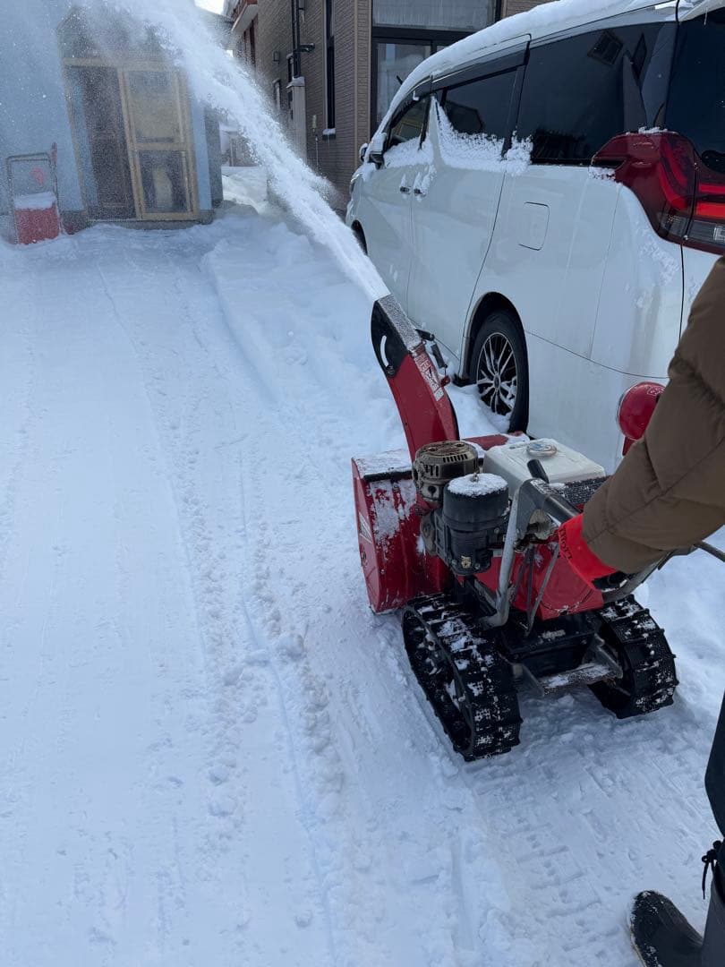 HONDA 小型除雪機　HS80JS クローラー交換済み　旭川市