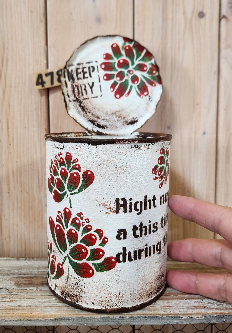 みぃ様❤️❤️❤️専用です。478 ふたつき業務中缶リメ缶