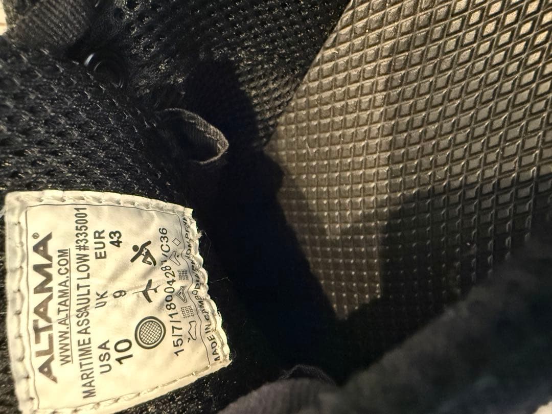ALTAMA MARITIME ASSAULT LOW アルタマ アサルト ロー