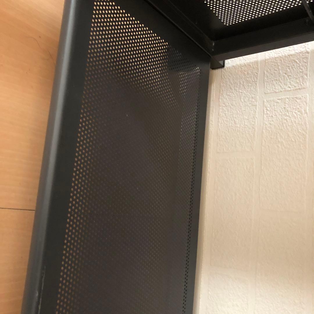 ブラウンキャスター付きパソコンデスク　梱包頼める便で発送。