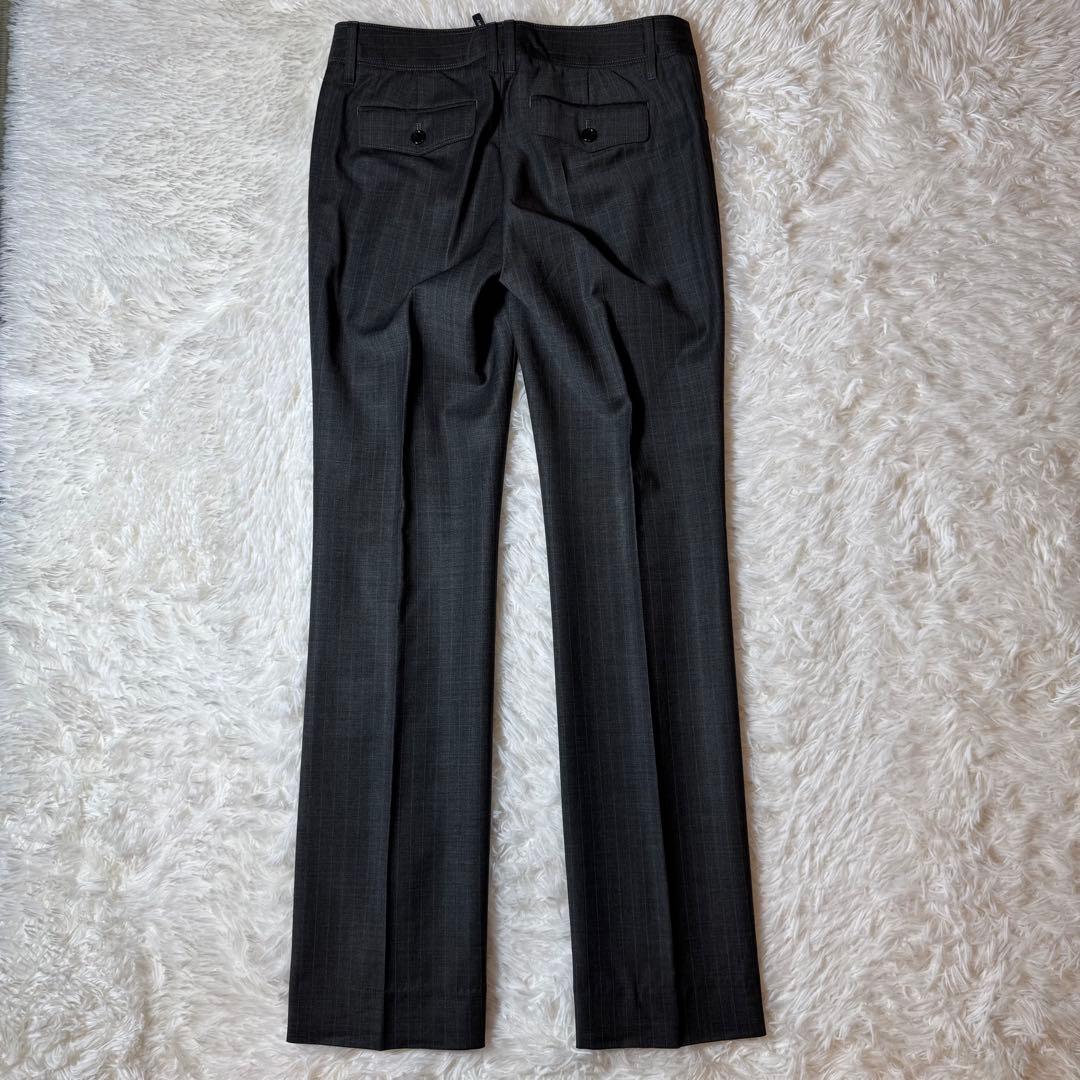 美品 バーバリーロンドン パンツスーツ セットアップ 1つボタン 薄いストライプ
