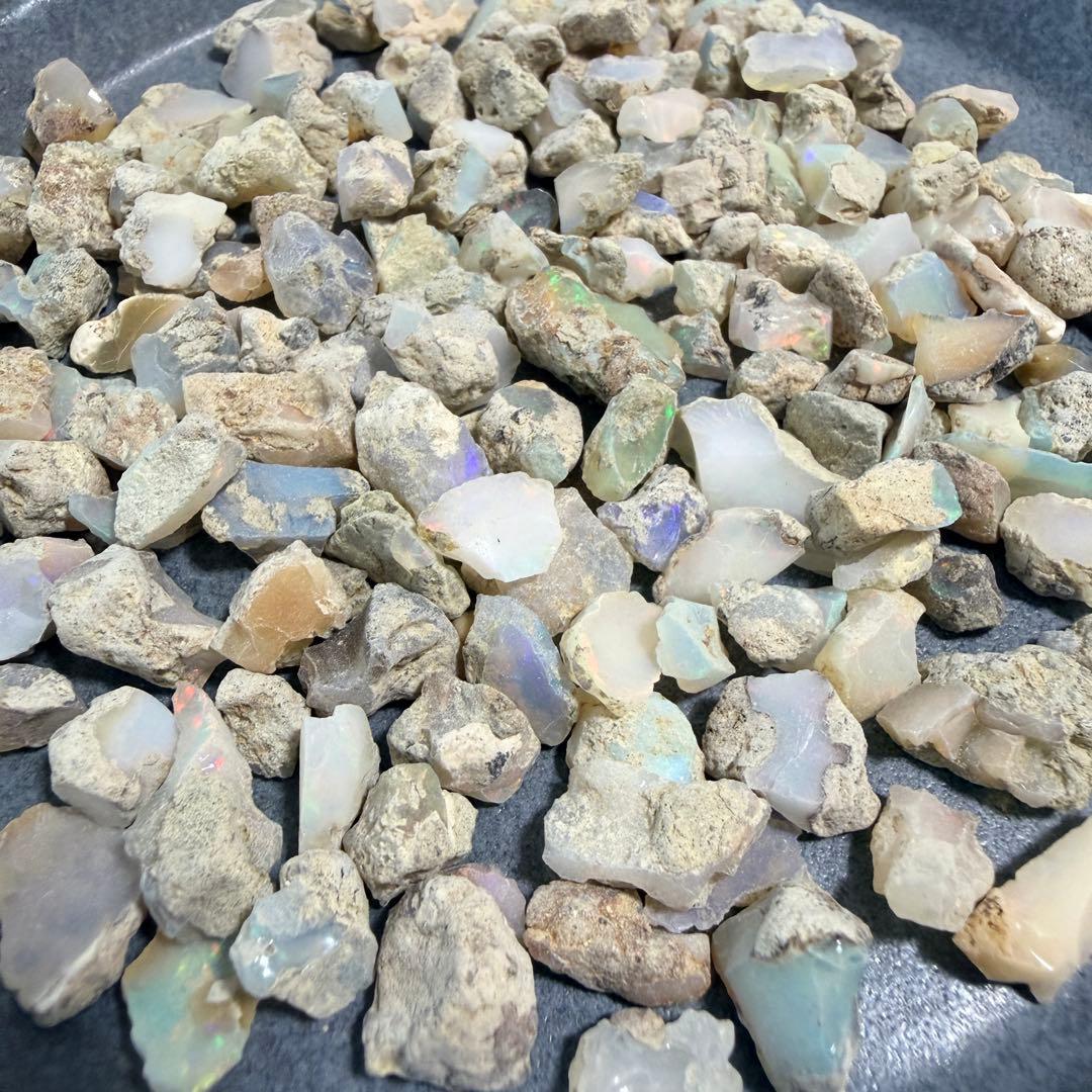 【天然エチオピア産オパール 原石 お楽しみ詰め合わせセット 約50g】Z-010