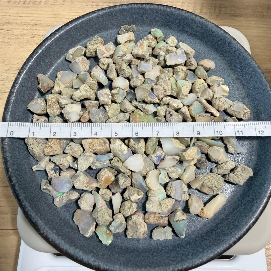 【天然エチオピア産オパール 原石 お楽しみ詰め合わせセット 約50g】Z-010