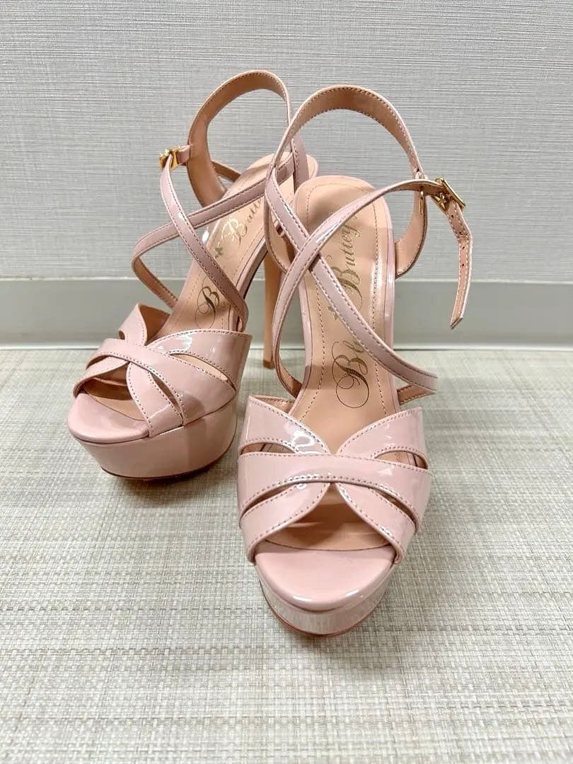 【箱付】ブルーバタフライ 16cmハイヒール 厚底 Lサイズ　コンテストヒール