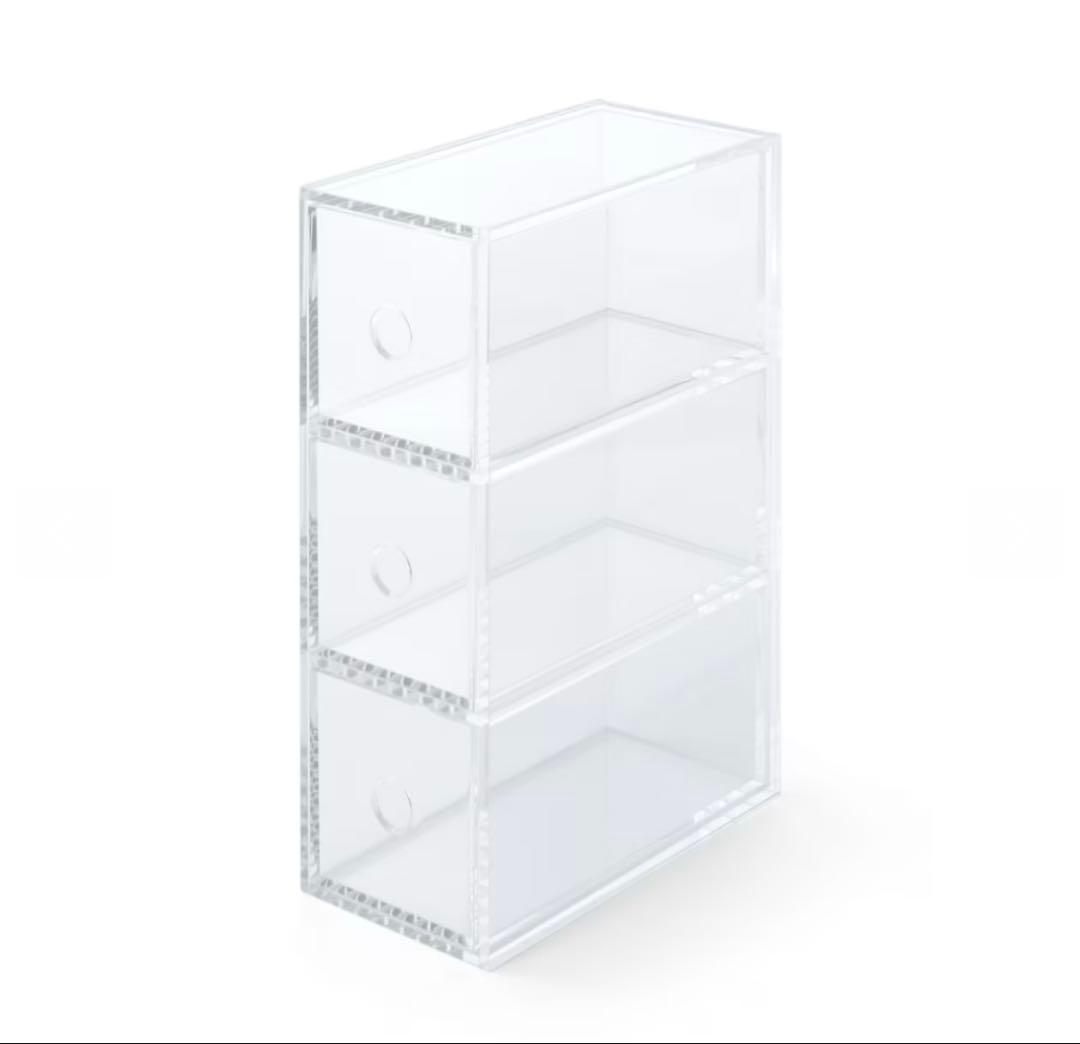 無印良品 アクリル小物収納(3段)