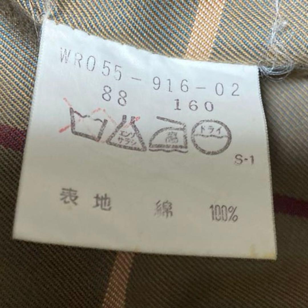 Burberrys ステンカラーコート ベージュ 裏地チェック柄 C-TK83