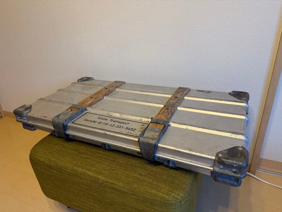 Zarges ビンテージ　折りたたみ式アルミコテナ