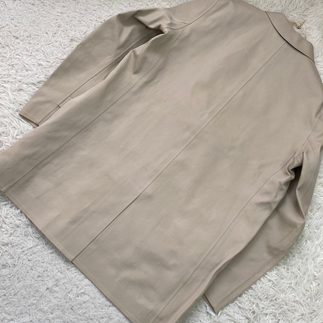 《良品》 BURBERRY ステンカラーコート ベージュ 52 シンプル