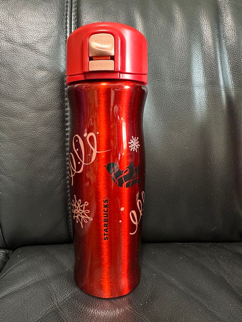 スターバックス レッド ステンレスボトル　ホリデー　レア