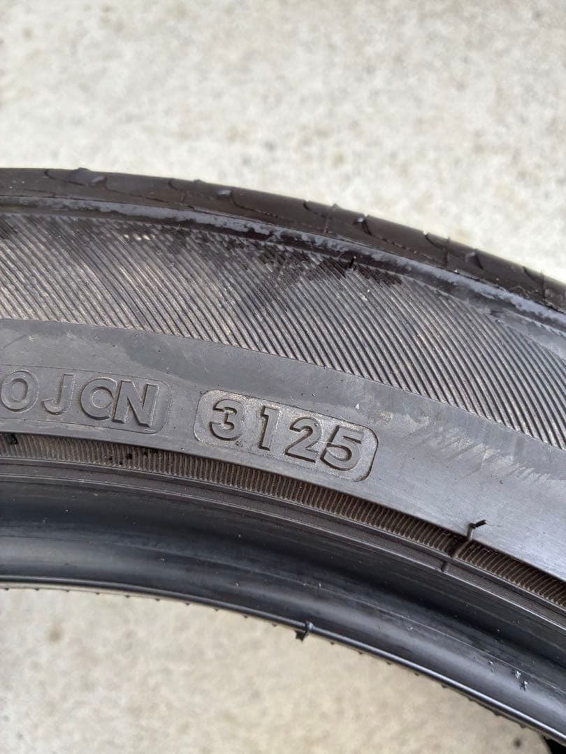 送料込み235/45r18 ブリヂストンレグノ25年製造バリ山2本