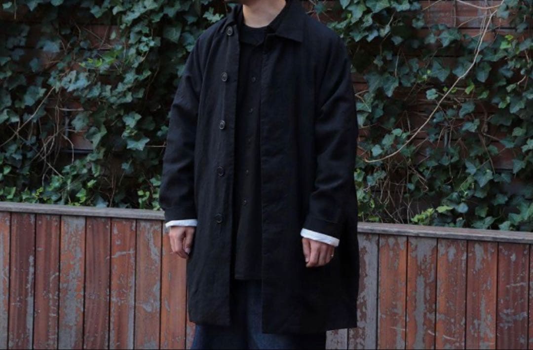 casey casey ROTHERDAM COAT ウールリネン コート 美品
