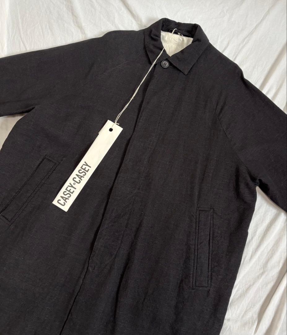 casey casey ROTHERDAM COAT ウールリネン コート 美品
