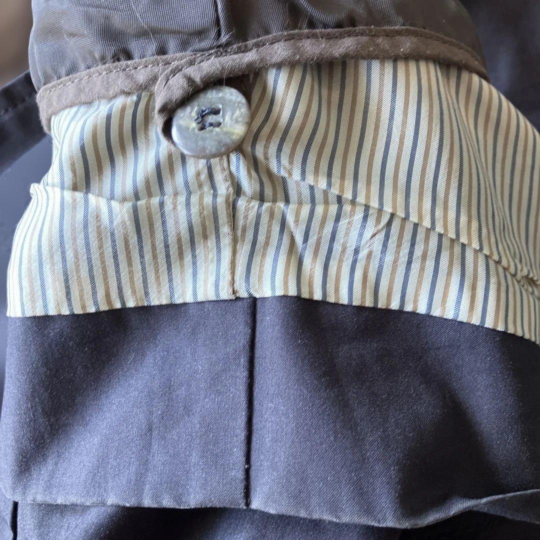 MICHAEL TAPIA マイケルタピアステンカラーコートネイビーSサイズ