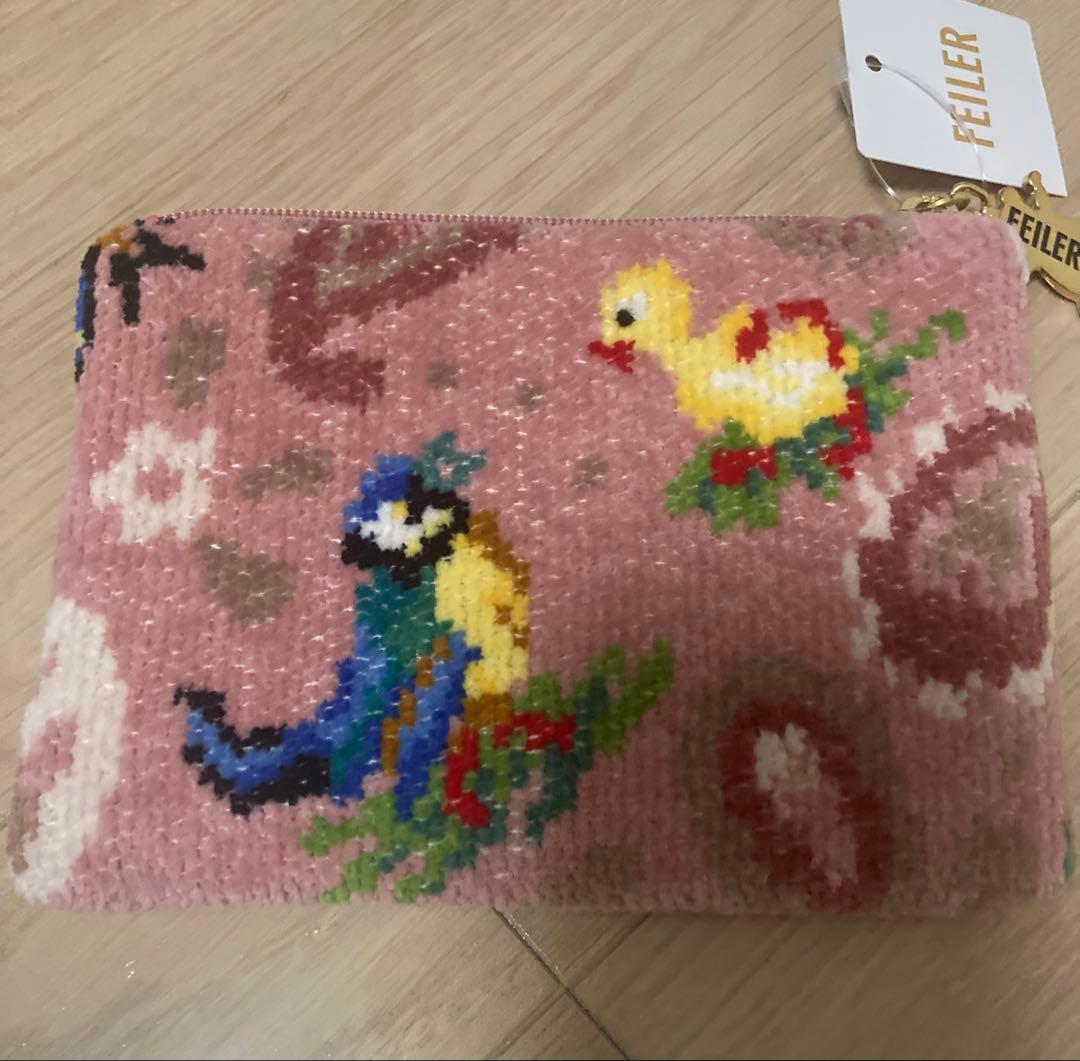 フェイラー　近沢レースコラボハイジペイズリーティッシュポーチ