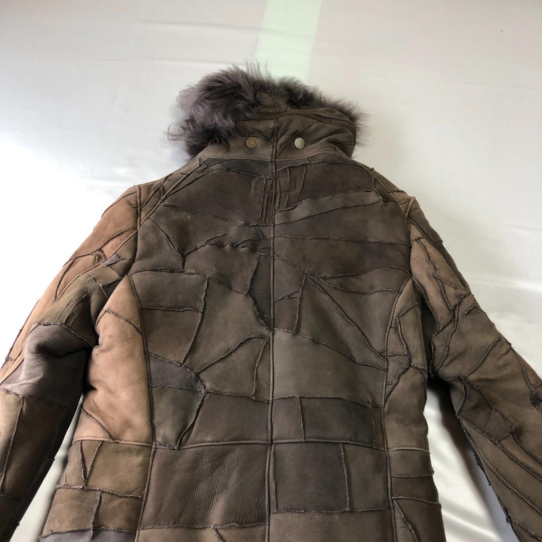 未使用タグ付き　トルネードマート　トスカーナムートン　羊革　本革