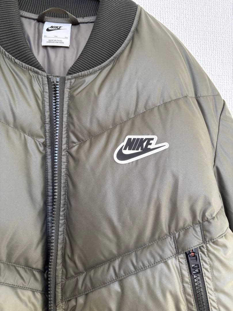 Nike ナイキ　ボンバージャケットXL オリーブグリーン　ブルゾン