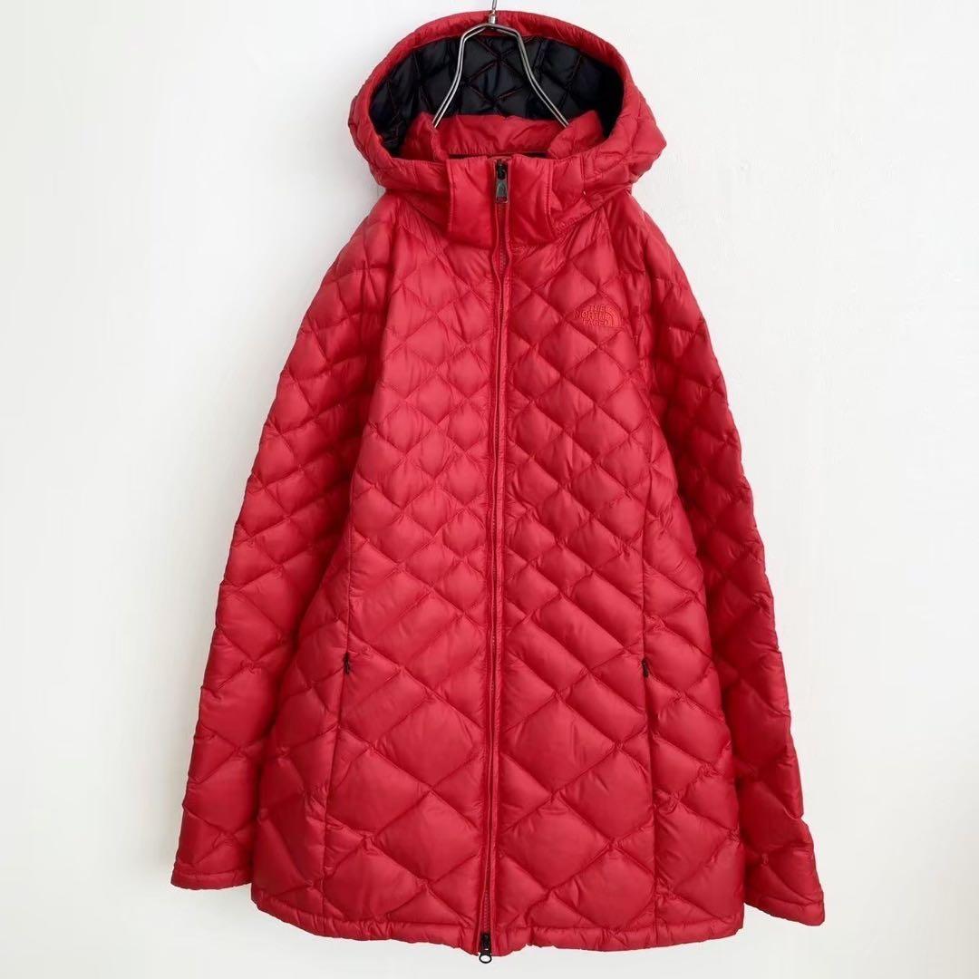 最終値下げ ノースフェイス US規格 550FIL ダウン レッド レディースS