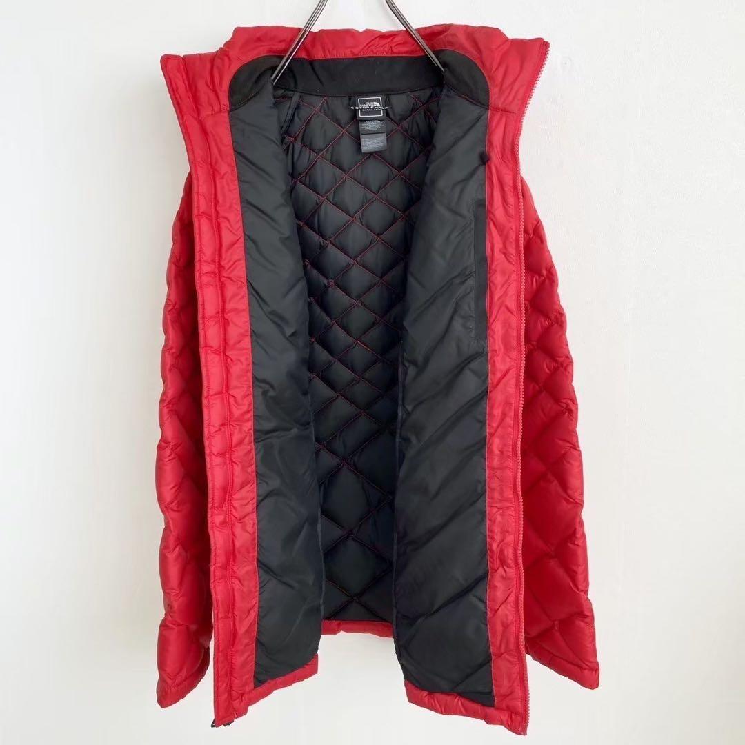 最終値下げ ノースフェイス US規格 550FIL ダウン レッド レディースS