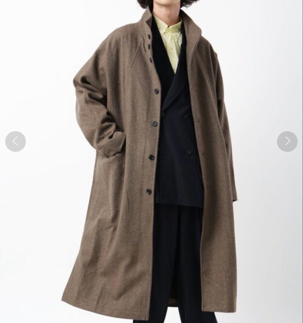 BASISBROEK GREAT ウールスタンドカラーロングコート