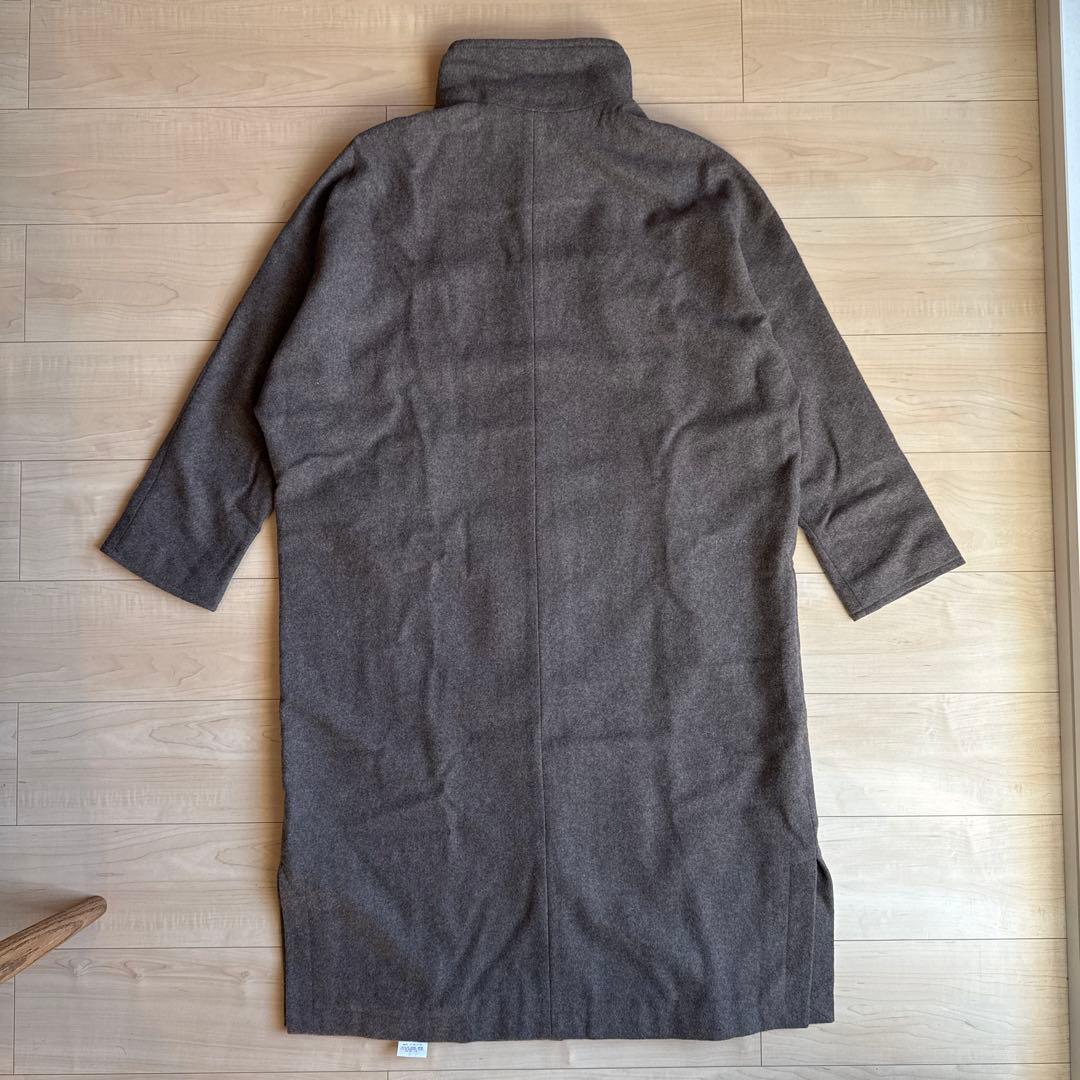 BASISBROEK GREAT ウールスタンドカラーロングコート