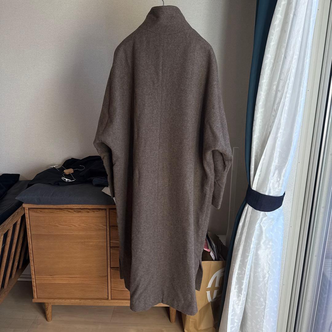 BASISBROEK GREAT ウールスタンドカラーロングコート