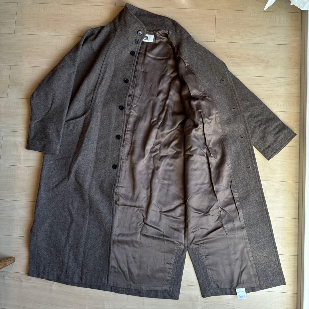 BASISBROEK GREAT ウールスタンドカラーロングコート