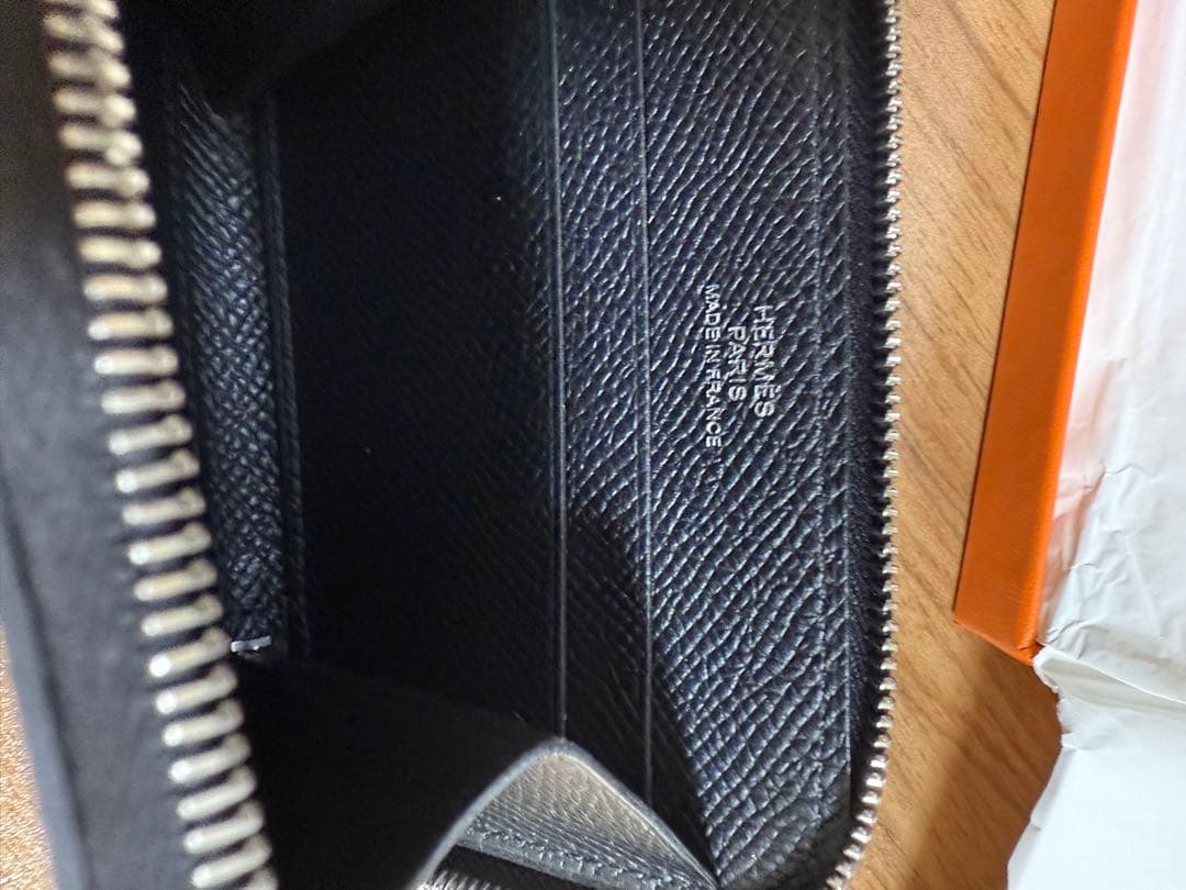 新品同様 激レア HERMES アザップコンパクト オールレザー カードケース