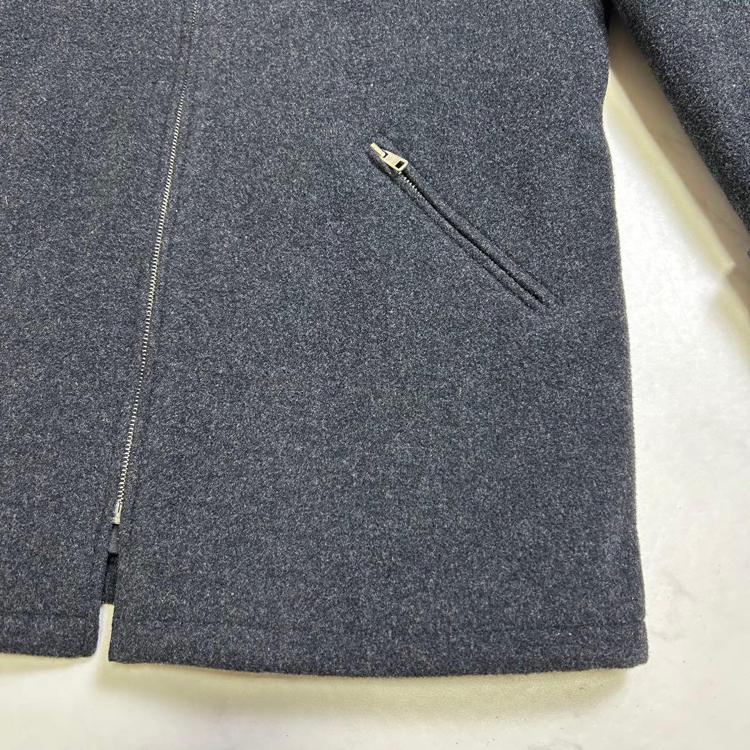 【フランス製】美品 アニエスベーオム ウール ハーフコート 八の字 サンライズ期