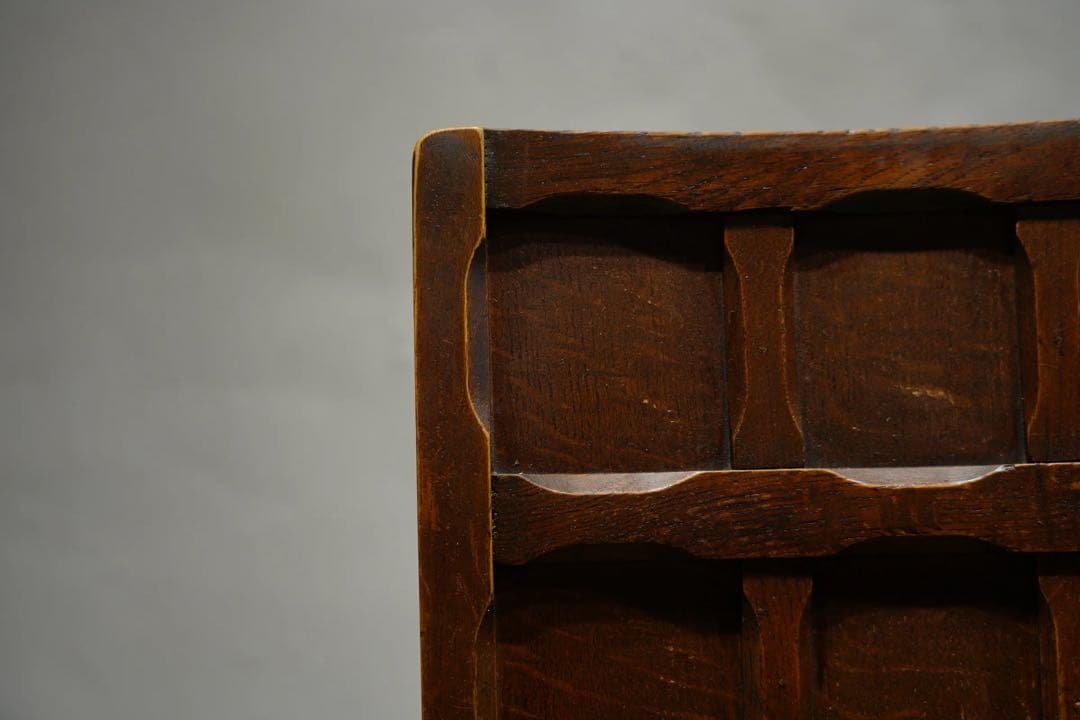 イギリスアンティーク　ダイニングチェア1930年代 オーク材　椅子