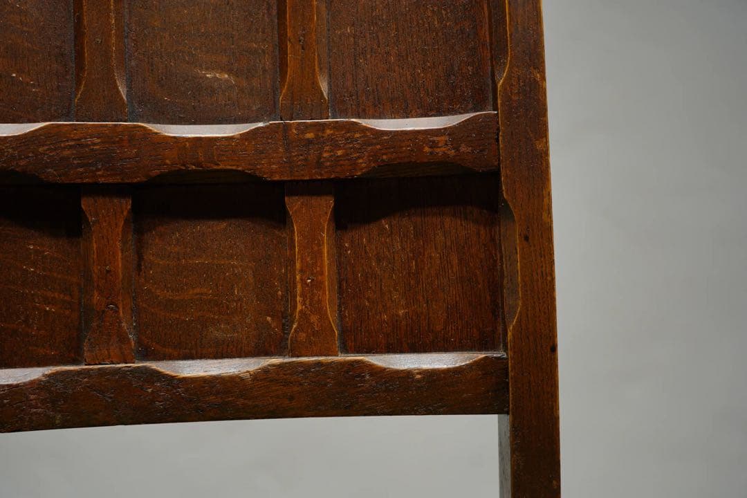 イギリスアンティーク　ダイニングチェア1930年代 オーク材　椅子