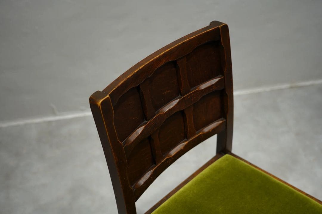 イギリスアンティーク　ダイニングチェア1930年代 オーク材　椅子