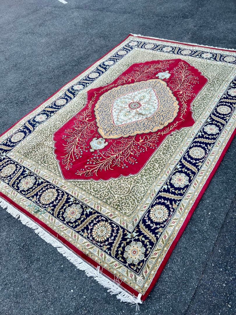 ムガル ペルシャ カーペット/サイズ:200x300cm……fjb1。