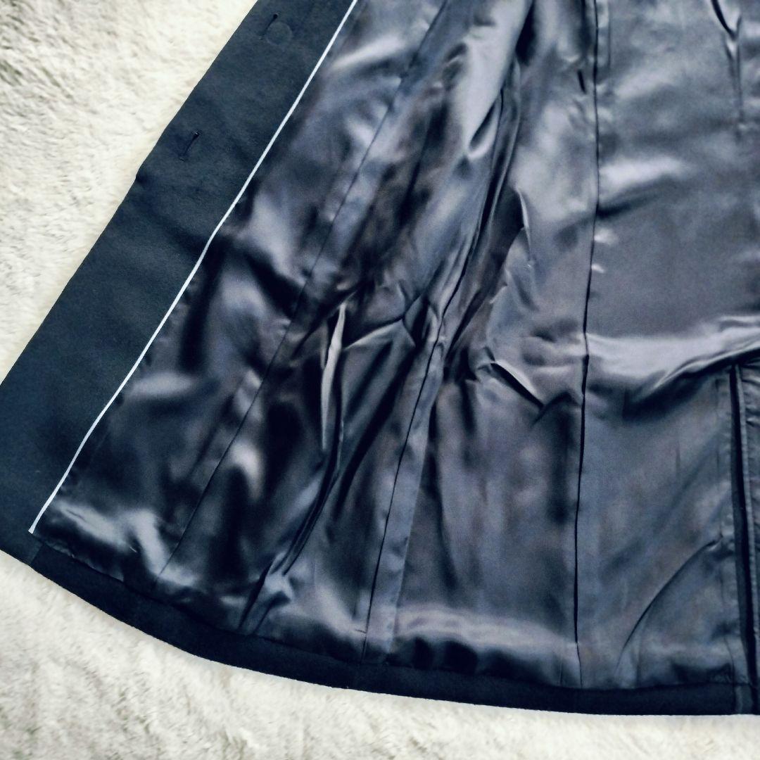 【大きなサイズ☆タグ付】23区　ロングコート　カシミヤ　ブルーフォックスファー