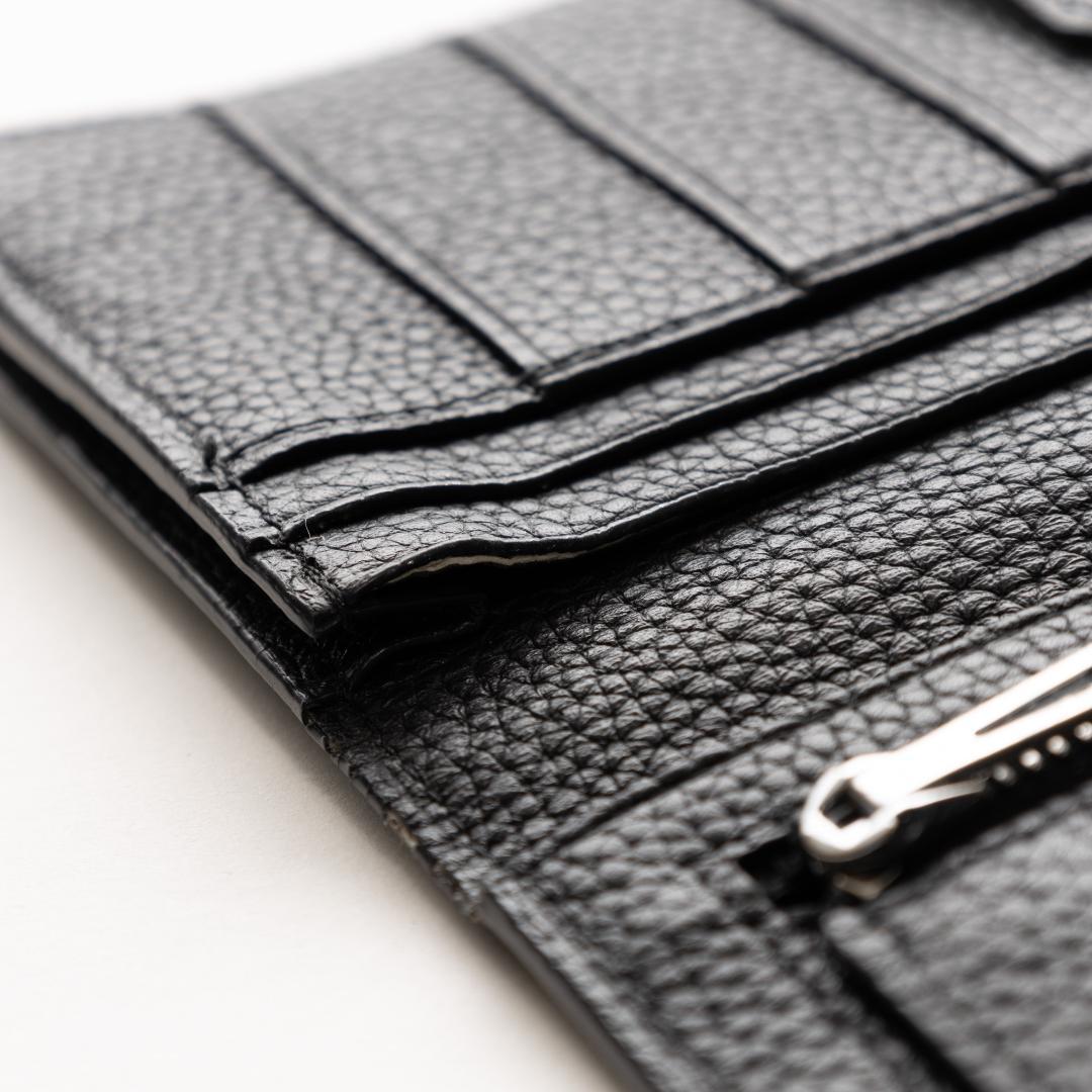 エルメス ベアンスフレ P刻印 ブラック レザーウォレット