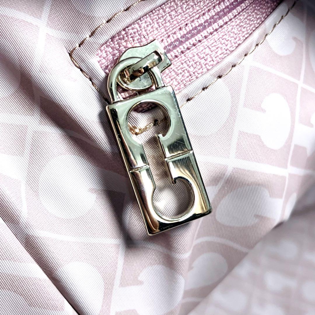 ゲラルディーニ ソフティ トートバッグ ハンド 総柄 ダブルポケット ピンク系