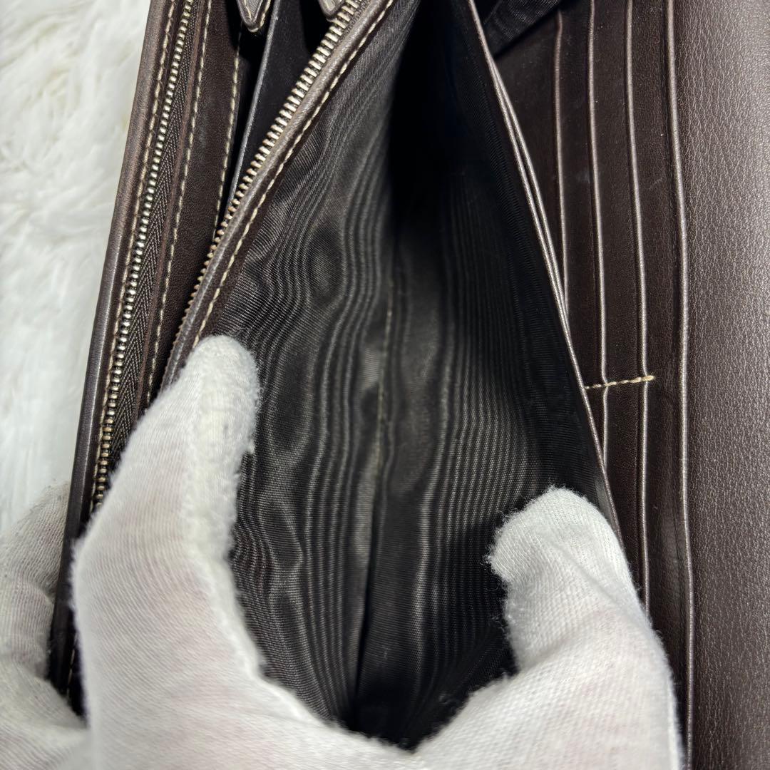 ✨美品✨ グッチ GGキャンバス インターロッキング ラブリーハート 長財布 茶