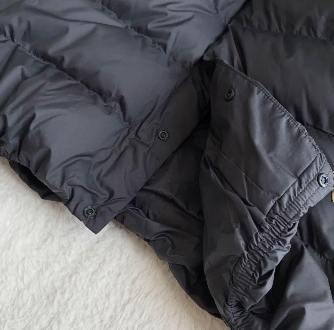 美品 オーシバル Bshop フード付き ダウンジャケット 24AW 黒