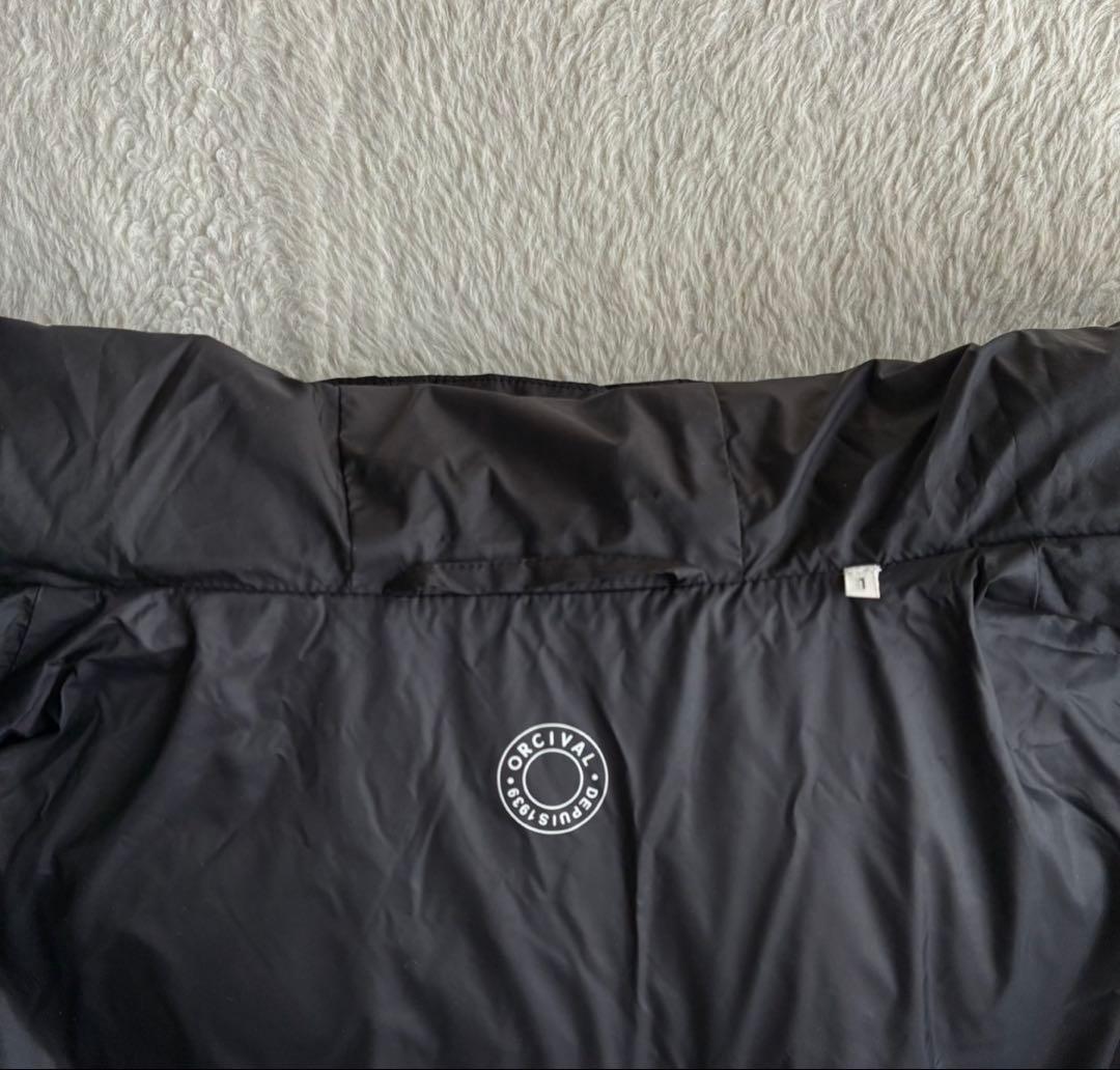 美品 オーシバル Bshop フード付き ダウンジャケット 24AW 黒