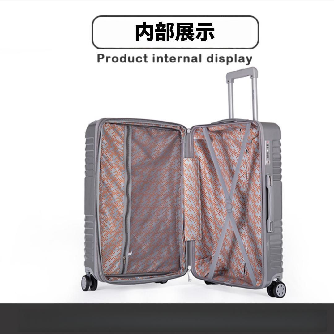 新品 スーツケース 2点セットブラック 拡張機能付き TSAロック搭載