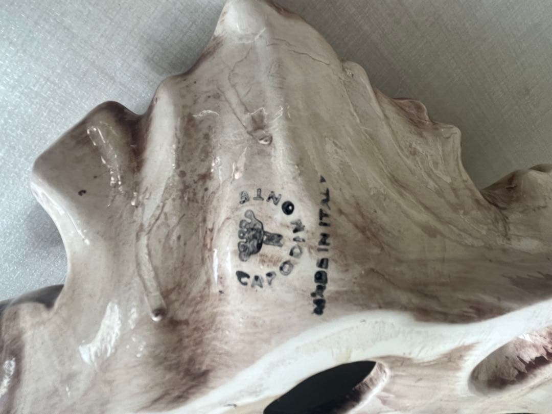 イタリア製 アンティーク ロココ調 壁掛け鏡　コンソール　カポディモンテ ２点