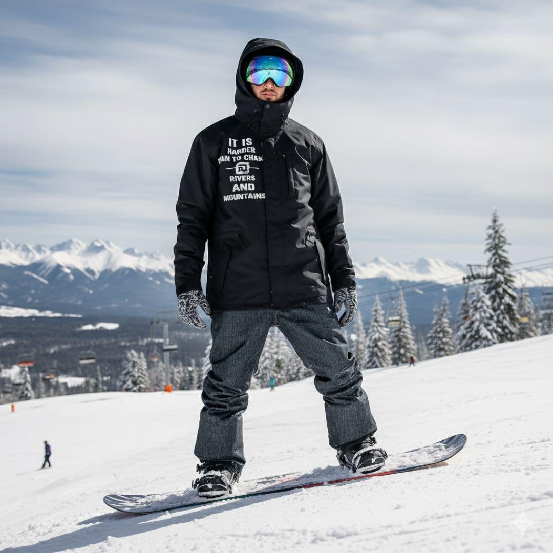 美品✨newroll スノボ XLスノーボードウェア スキー 上下 ゴーグル付き