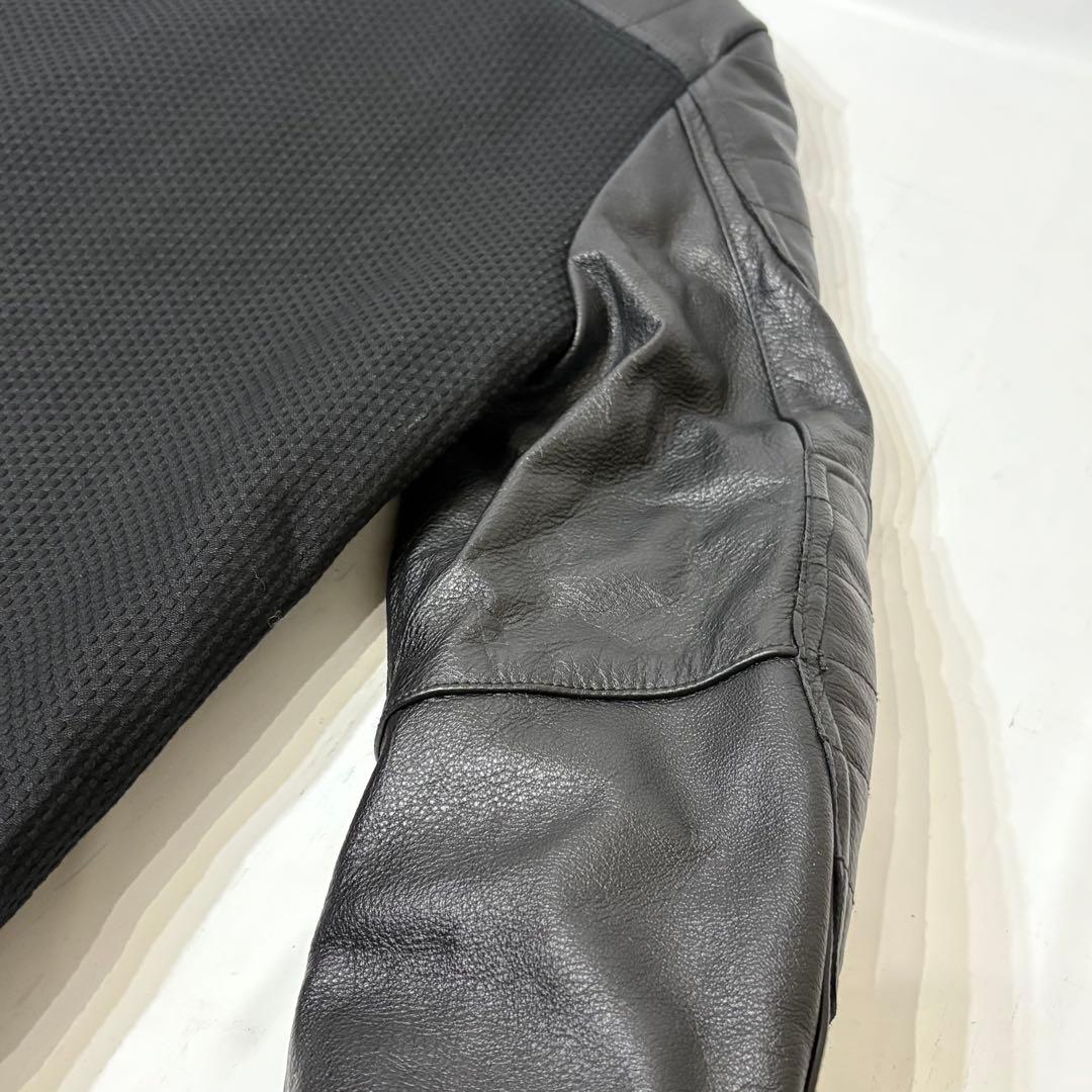 リバーサル レザー ライダース ジャケット Sサイズ